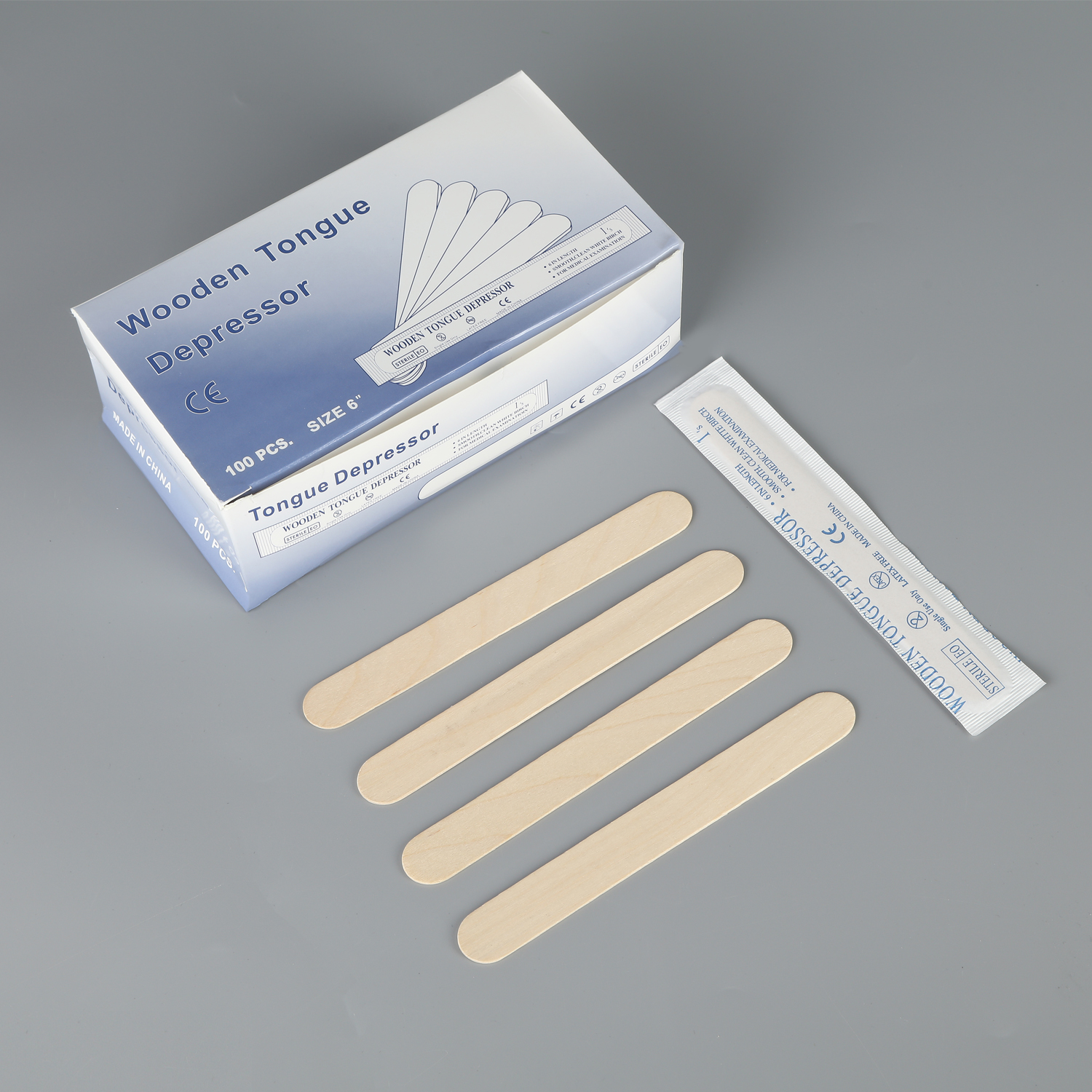 Spatules à cire jetables en bois, applicateurs de bâtons d'épilation, outil professionnel de abaisse-langue pour Spa du visage