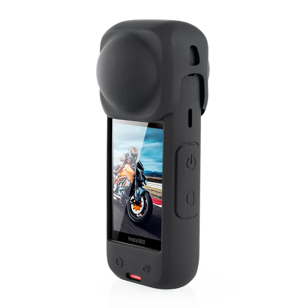 Für insta 360 x4 weiche silikon linsen schutzhülle panorama kamera objektiv deckel bildschirms chutz für insta360 x3 kamera zubehör