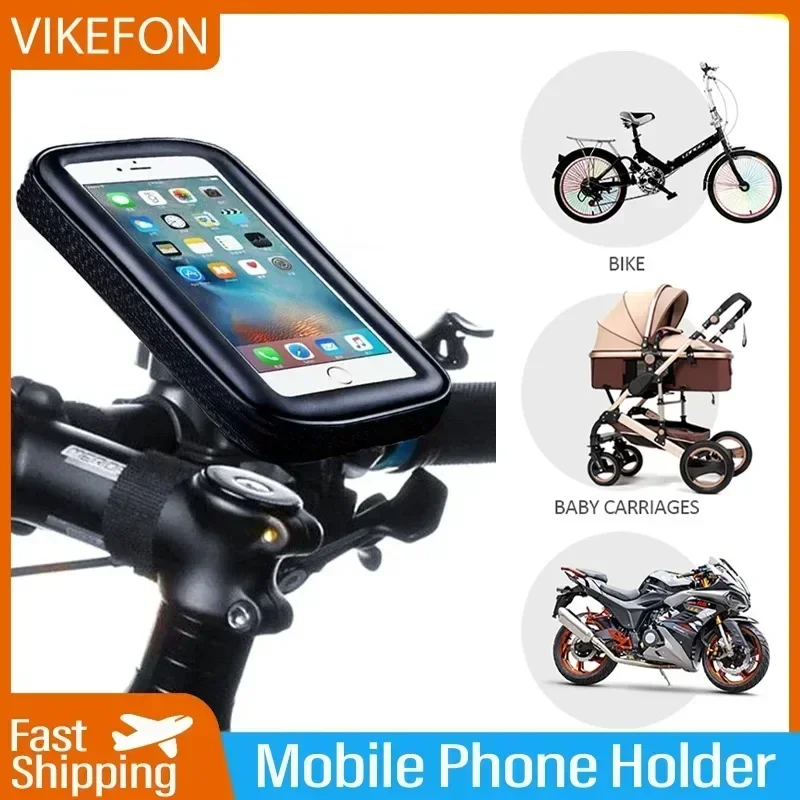 Wasserdichter Fahrrad-Telefonhalter, Motorrad-Fahrrad-Lenker-Handyhülle, Tasche für iPhone 15 Pro Max 14, Samsung Fahrrad-Telefonständer-Halterung