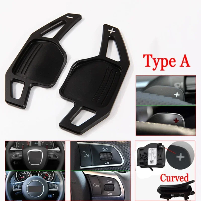 Cho Xe Audi A4 B8 A3 8P S3 A5 A6 S6 C6 Q5 A8 R8 TT Cao Cấp TTS 2006 2011 Xe Ô Tô bọc Vô Lăng Mái Chèo Sang Số Mở Rộng DSG 1 Đỏ Đen