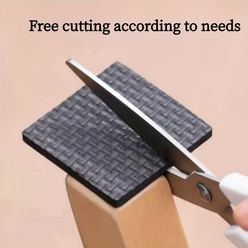 30 Uds. Almohadillas gruesas negras para base de mesa y silla, resistentes a los arañazos, silenciosas, almohadillas para base de mesa y silla, muebles de sofá autoadhesivos