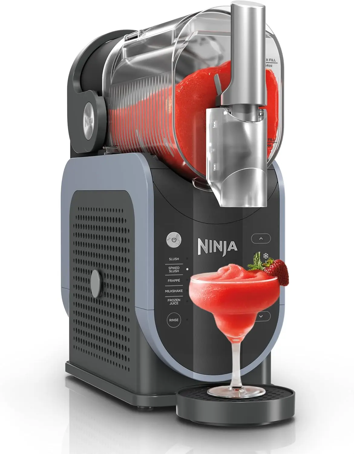 RapidChill Technology, 88 oz. Frozen Drink & Slushie Machine, 5 Preset Programs, Margaritas, Frappés, and More, Premium Accents