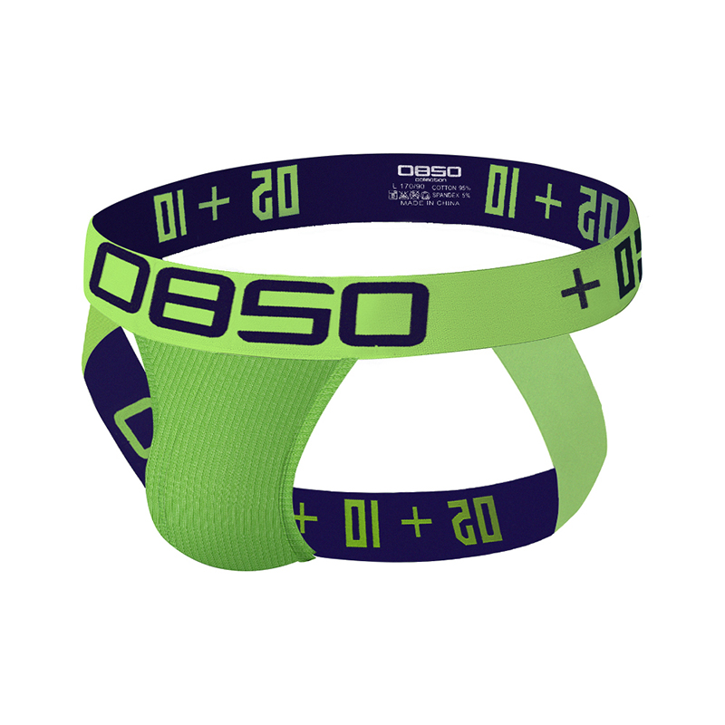 Moda oddychająca bawełna męskie Jockstrap kalesony G String stringi bielizna męska bielizna dla gejów Calzoncillo Hombre