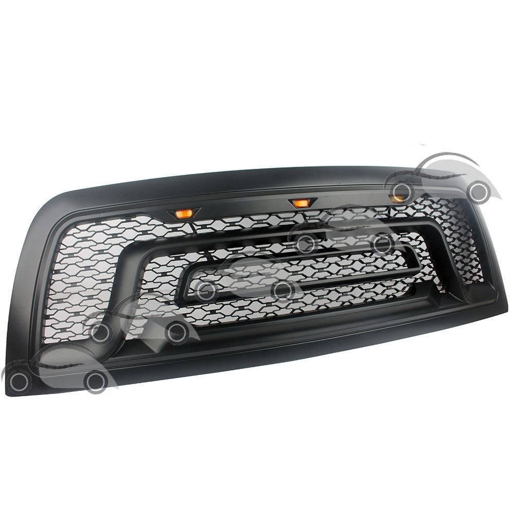 Kisi Jaring Facelift Balap Depan dengan Lampu LED untuk Dodge Ram2500 Ram3500 Ram4500 2010-2018