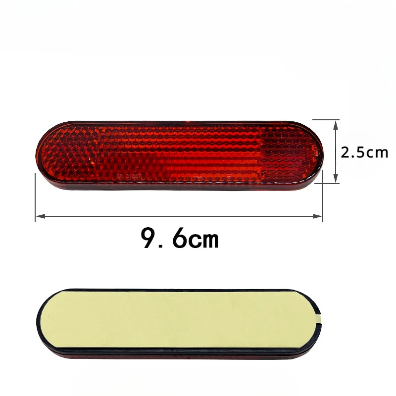 2Pcs Motorcycle Front Fork Reflector Reflective Sticker Warning Sign for sedans and bicycles  reflective sticker