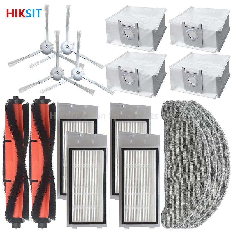 Main / Side Brush Hepa Filter Mop Cloth Dust Bag Accessories For XiaoMi Roidmi Eve Plus SDJ01RM Robot Vacuum Cleaner Spare Parts