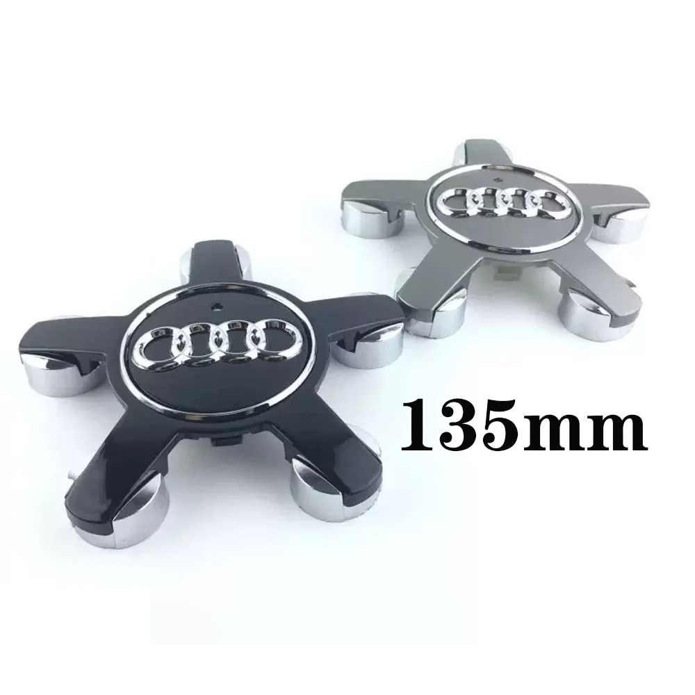 4 stks 135 MM Auto Naafdoppen 4F 0601165   Voor Audi A4 A5 A6 A7 Q3 Q5 A3 S5 Accessoires Auto Naafdeksel Wieldop Velg Covers
