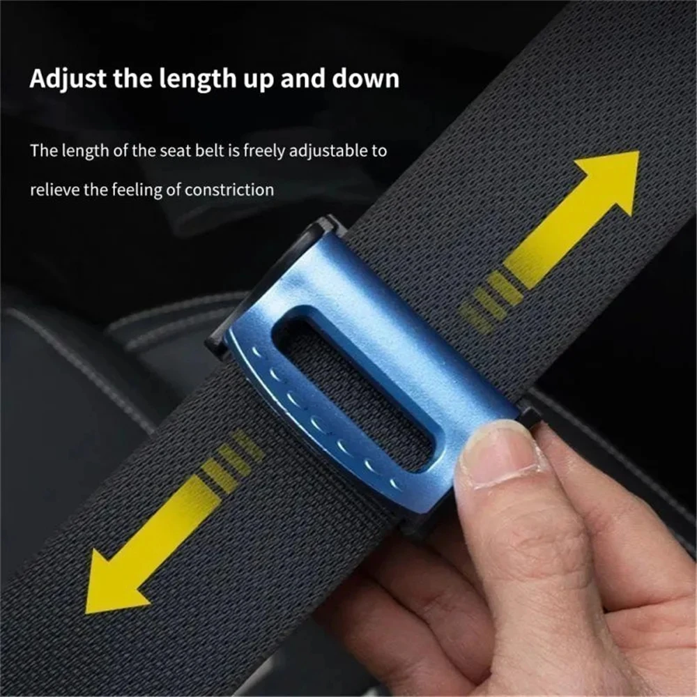 2 ชิ้น Universal Strong ปรับรถความปลอดภัยเข็มขัดคลิปลื่นเข็มขัดนิรภัย Buckle Clamp คลิปยึด Universal รถจัดแต่งทรงผม