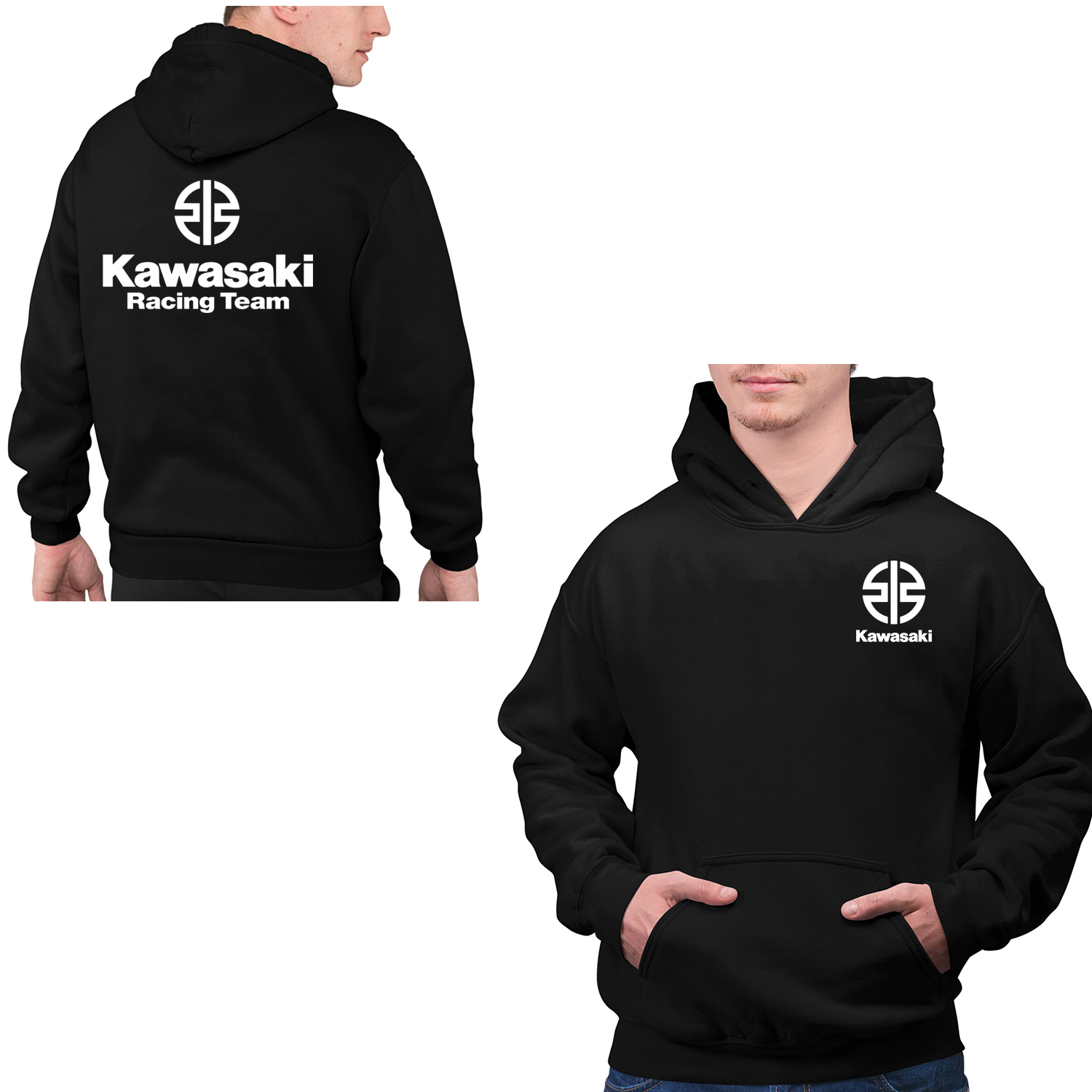 2024 Otoño Invierno nueva motocicleta Kawasaki hombres Sudadera con capucha Y2K moda masculina sudadera 2024 nuevo deporte mujeres jersey