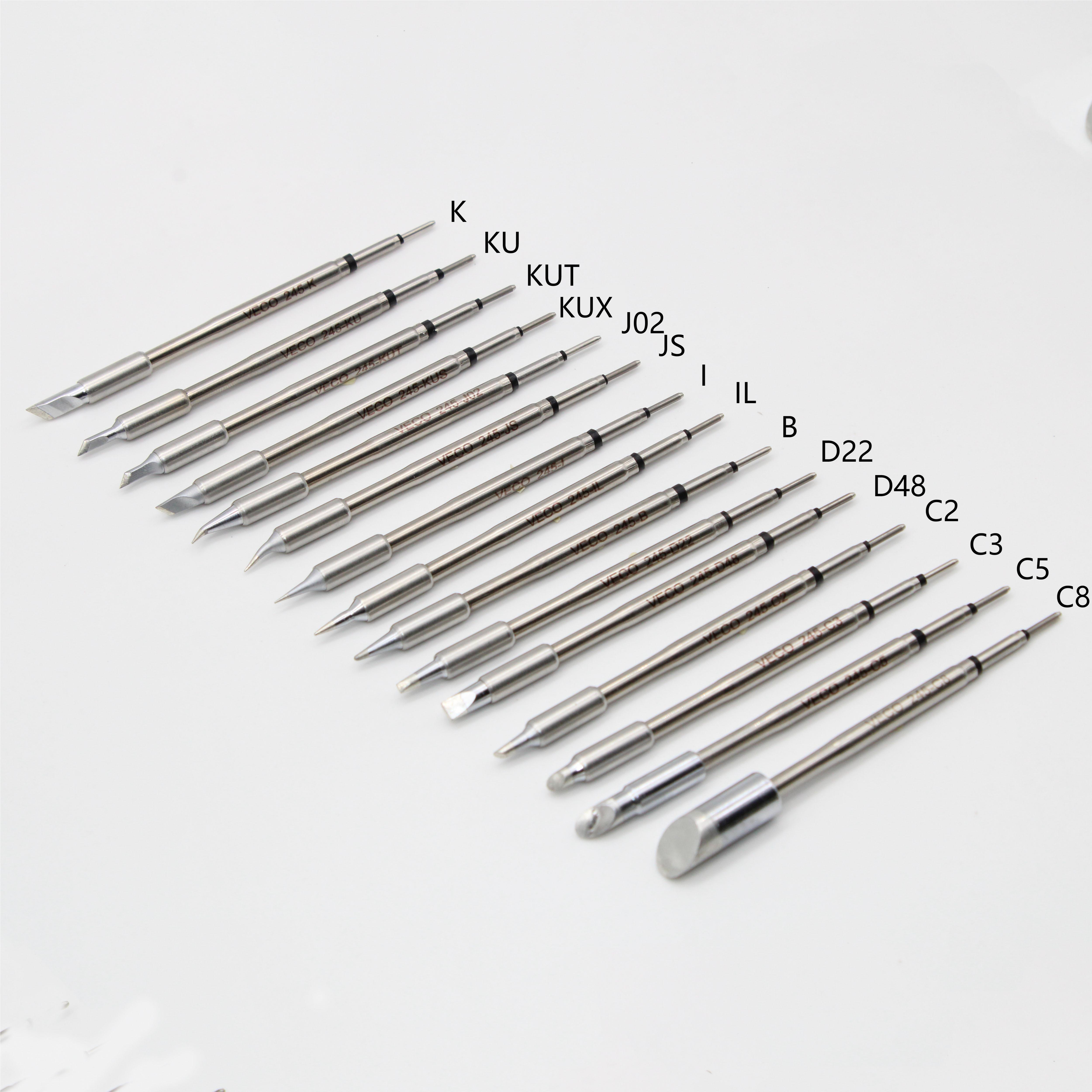 VECO C245/C210 Soldering Tips for JBC Soldering Iron Station .Lead-Free, Recommended for Precision Welding Equipment
