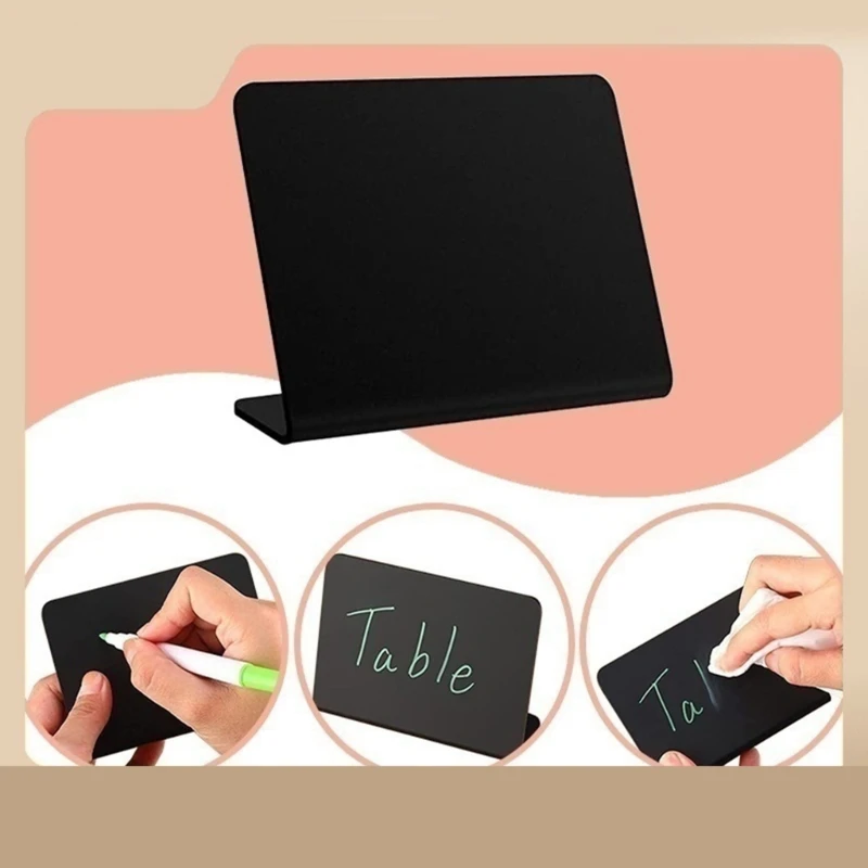 Mini Chalk Board Sign Mini Chalk Labels Message Board Mini Chalkboards Reusable Chalkboard Labels Erasable Message Board