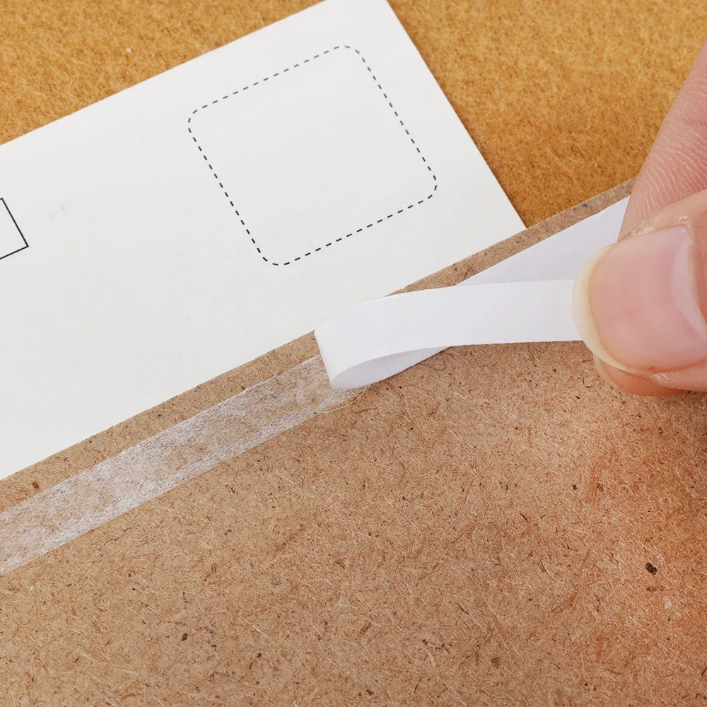 10 Rolls Double Sided Adhesive Tape 8M Ultra-thin White Strong Tape Sticker for Home Office Craft Double Sided Tape Sticky Paper