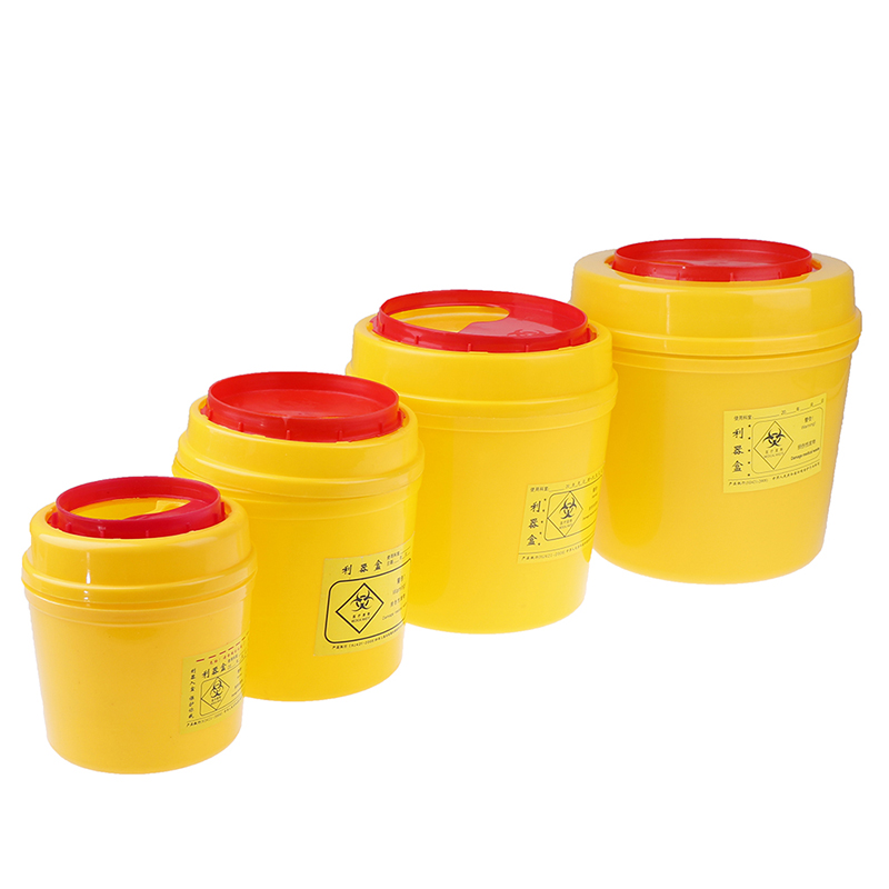 Caja de recogida de desechos Biohazard para tatuajes, contenedor de agujas para perforar y afilar, 1 unidad
