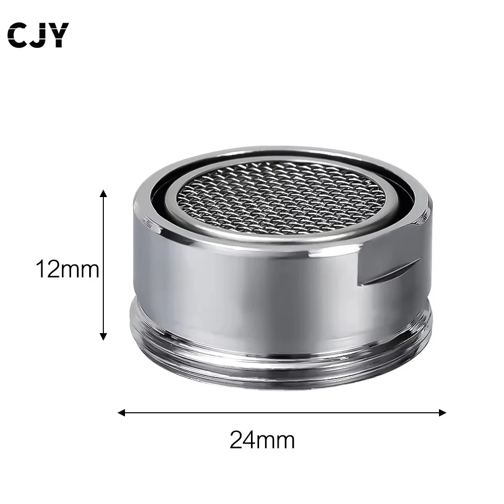 3PCS Brass Water Saving Faucet Tap Aerator M24 Thread Bathroom Faucet Bubbler Stainless Steel Replaceable Filter Mixed Nozzle