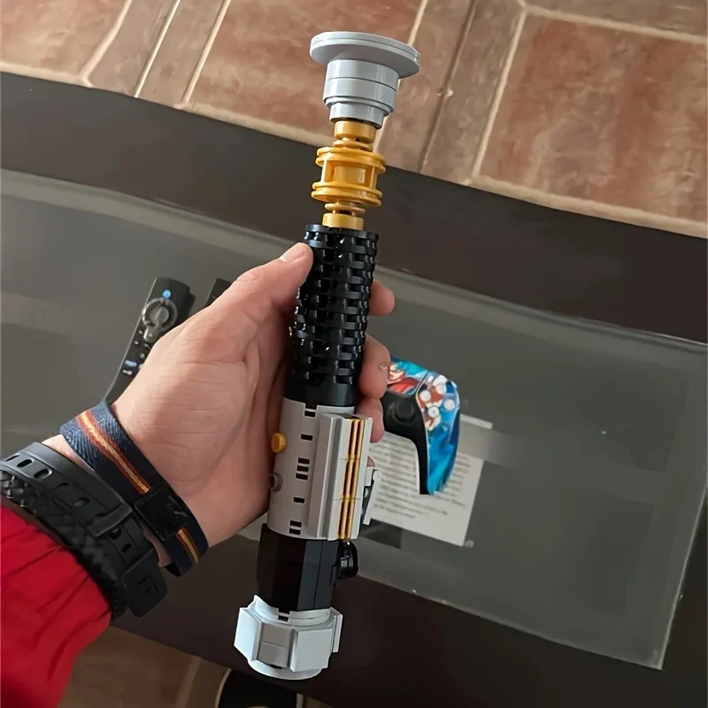 MOC Classic Movie Lightsaber Series Hilt Military Creative Weapon Model Building Block Ideas Sets Constructor Bricks Toy Gift