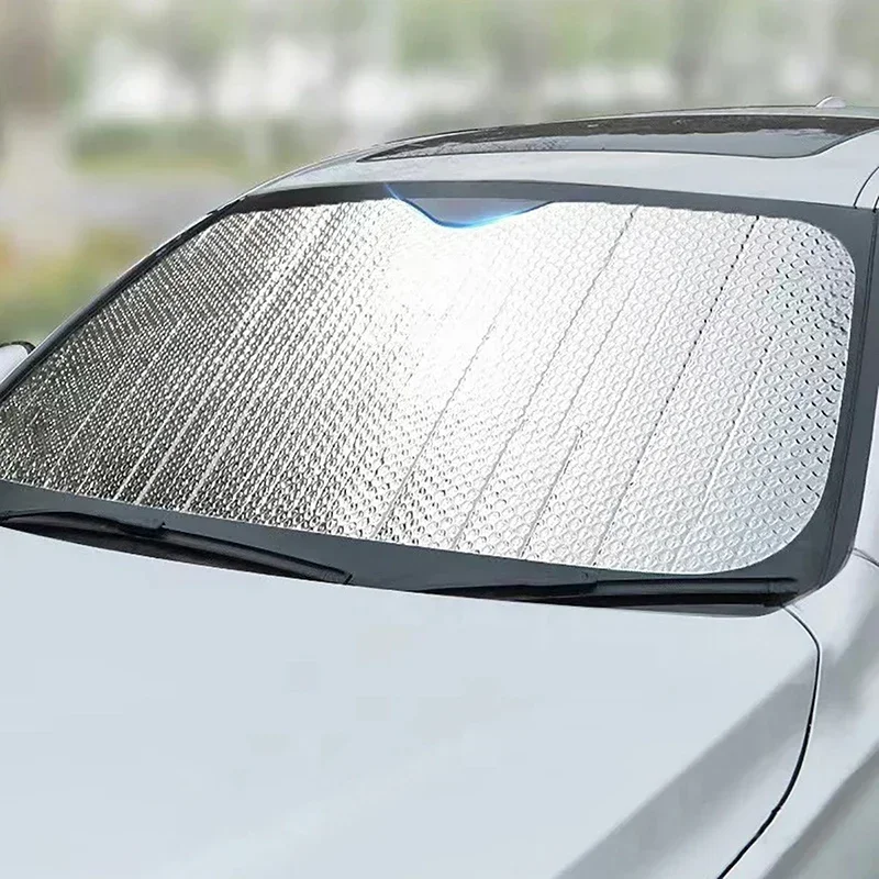 1 pedaço de guarda-sol para carro com isolamento térmico e proteção solar. Pára-brisa dianteiro do carro com ventosa Amagi