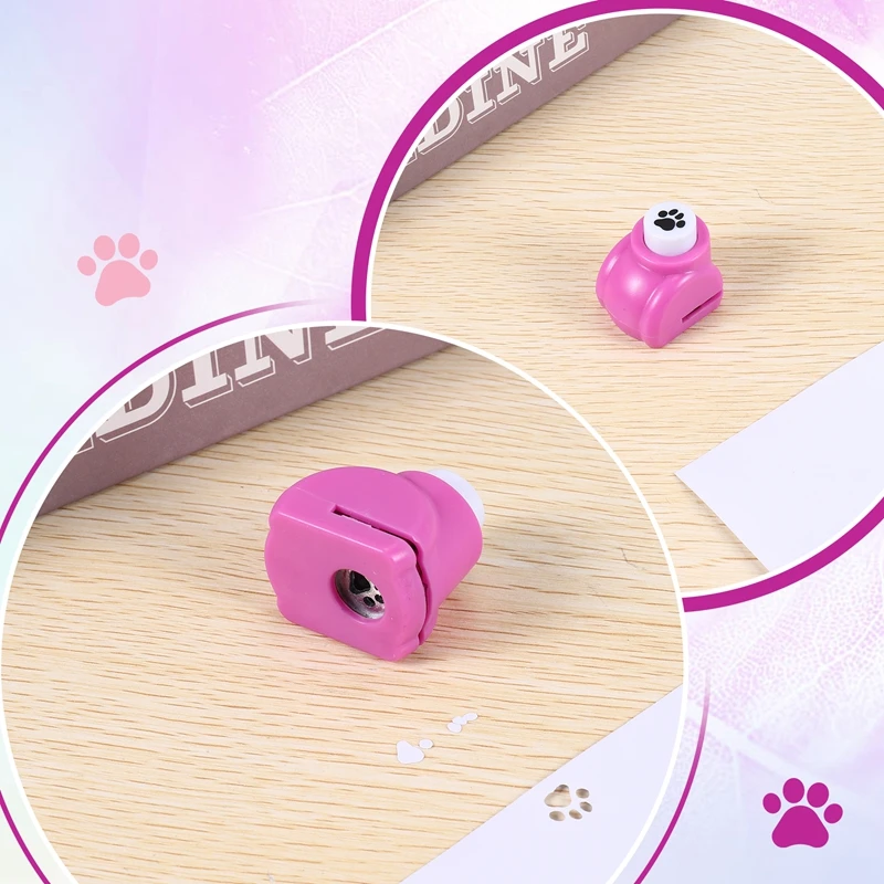 Mini Sổ Lưu Thủ Công Cắt Thẻ Thủ Công Calico In DIY Giấy Shaper Punch (Paw)