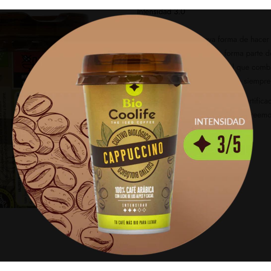 Cool Life Bio Takeaway Café, Cappuccino ou Macchiato, Embalagens recicláveis, sustentáveis e ecológicas, 10 peças x 230 ml