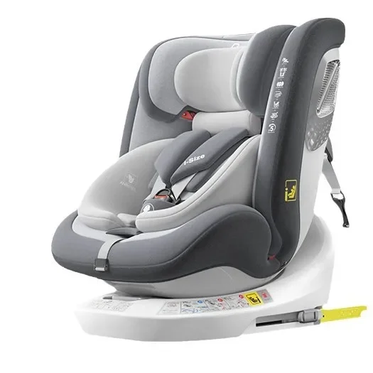 เบาะนั่งนิรภัยในรถยนต์สําหรับเด็ก ADAC i-size เหมาะสําหรับเด็กอายุ 0-12 ปี นั่งหรือนอน พร้อมอินเทอร์เฟซแบบแข็ง ISOFIX
