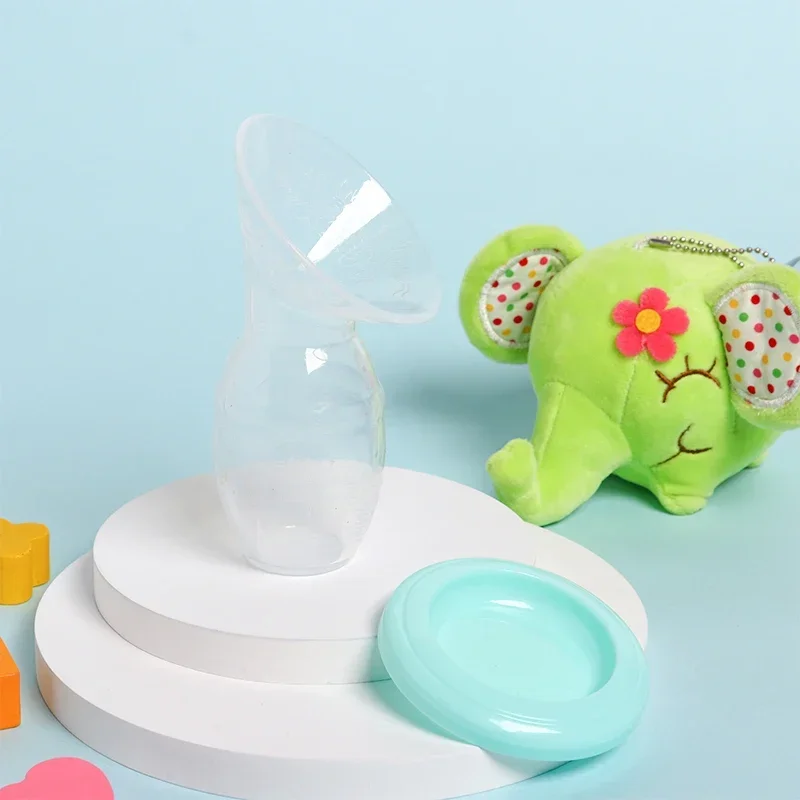 Bomba manual do peito para a alimentação do bebê, coletor do peito, correção automática, leite materno, bombas do silicone, produtos da maternidade
