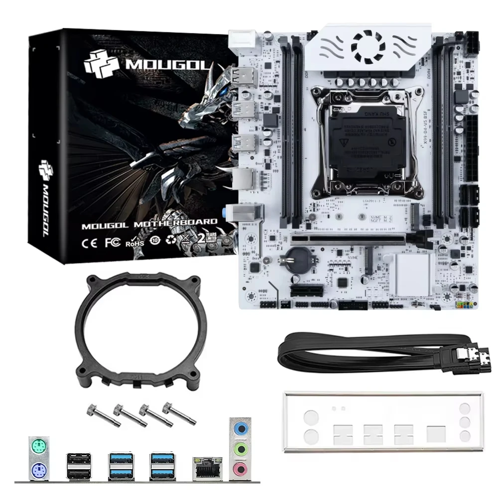 Molde x99 kit placa-mãe chip c612 com cpu e5 2650 v3 e ddr4 16g * 1 2133mhz memória ram nvme pcie3.0 para computador desktop