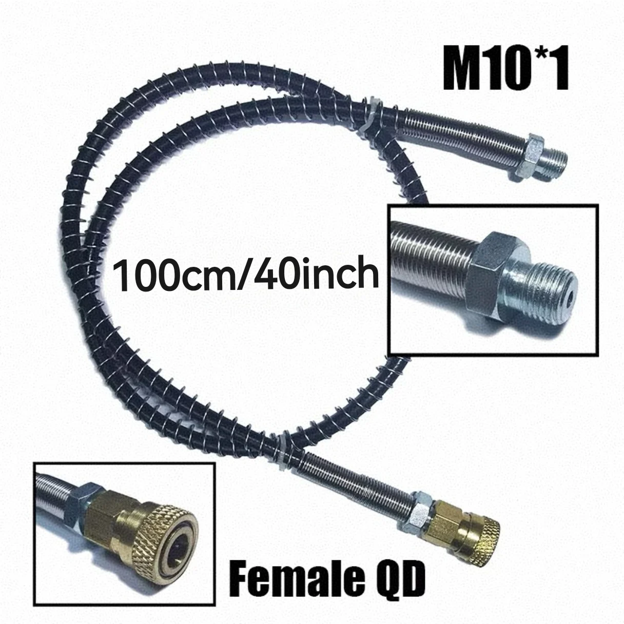 High Pressure Pump Macroline Remote Hose Line HPA M10*1 Pneumatics Air Refilling Nylon Accessories