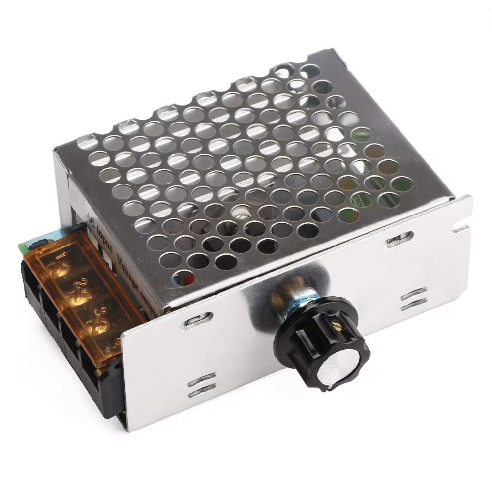 4000W 220V AC SCR Voltage Regulator Dimmer Electric Motor Speed Controller Electronic Volt Regulator Dimmer Thermostat Regulator