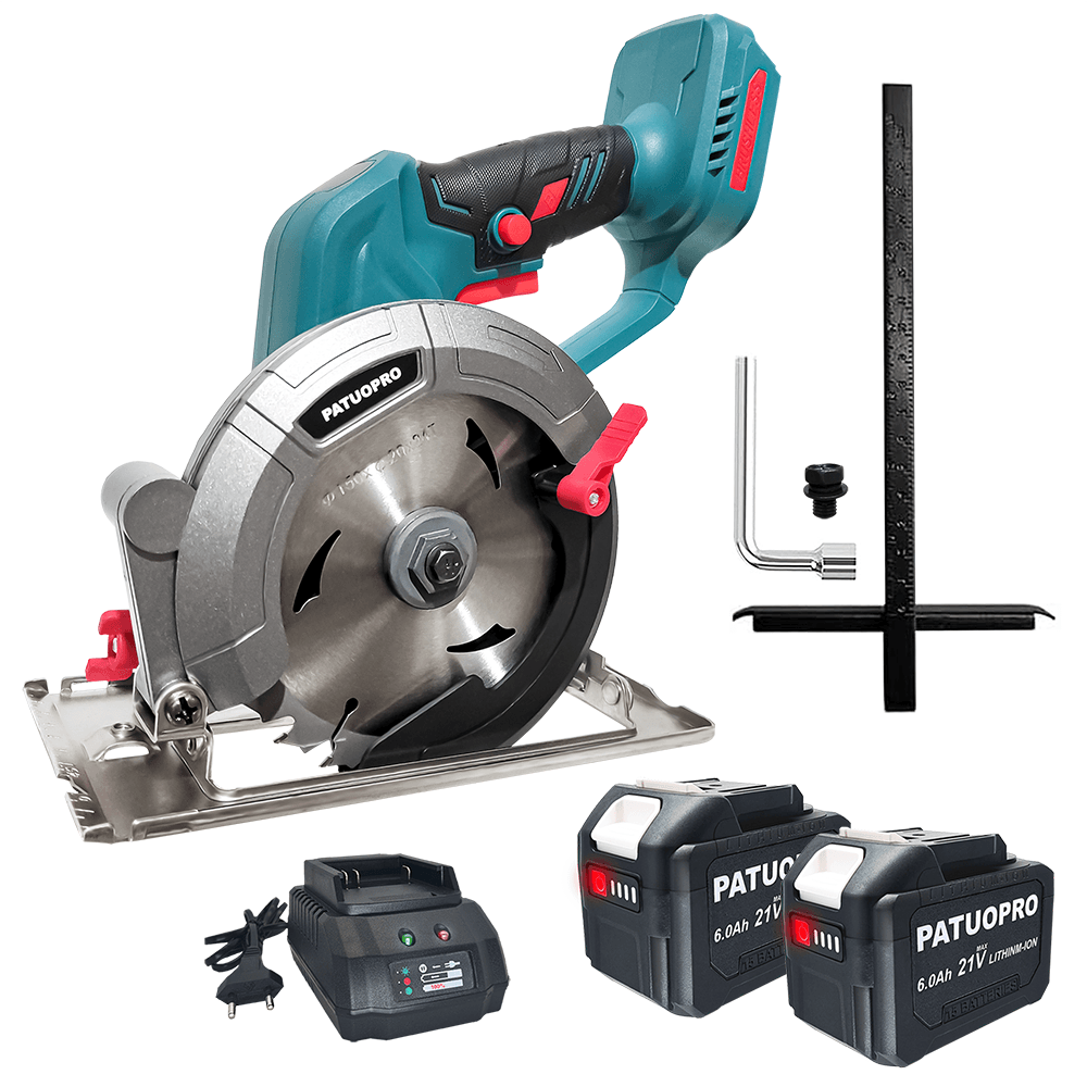 150 мм Бесщеточная электрическая циркулярная пила 6-дюймовая беспроводная ручная регулируемая электрическая пила для резки древесины для батареи Makita 18 В