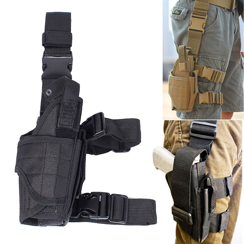 Universal tornado multiuso gota perna coldre de arma glock/beretta coxa pistola bolsa multi-cor gota perna coldre para todas as pistolas
