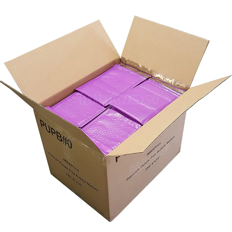 Lila Blase 50 Stück Umschläge für Versand beutel gepolsterte Umschläge für die Verpackung Siegel Versand Geschenk Polsterung lila und rosa grün
