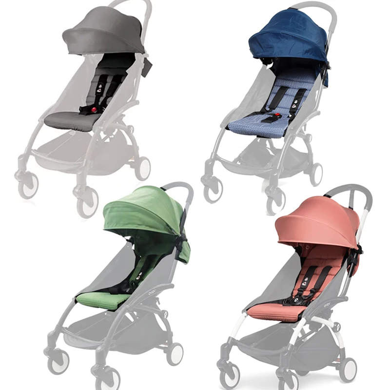 Baby Stroller Acessórios, 6 + Capuz e Colchão para YOYO2 e YOYO, Canopy Cover, Almofada, Thicken Fabric Replacement, Sunshade, 1:1 Material