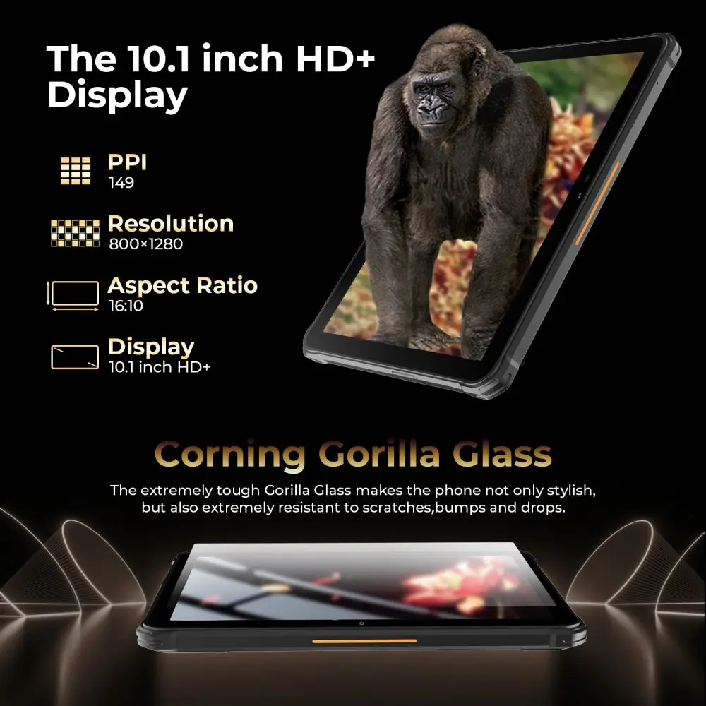 NOVO Mundo Premeire HOTWAV R7 Tablets Robustos Android 10.1 ''HD + 15600mAh 12GB(6 + 6) 256GB OTG Luva de Carga Reversa Modo Global