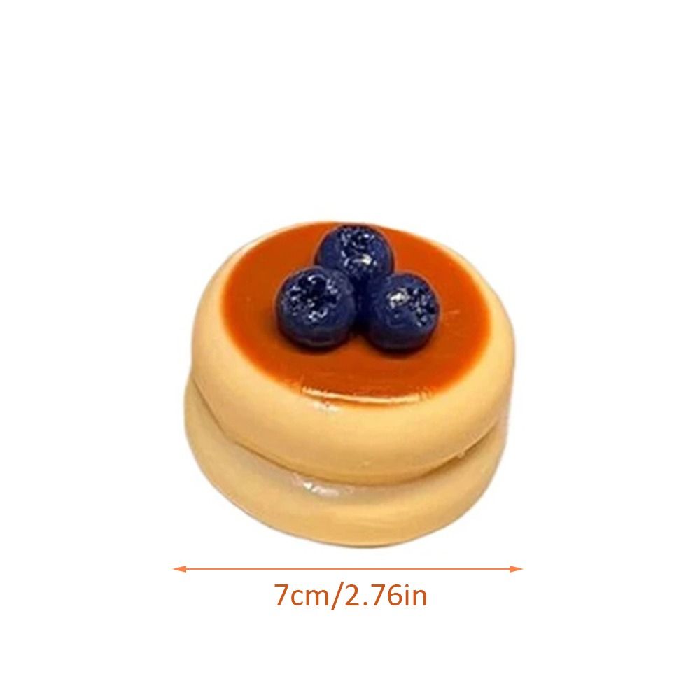 Simulation Soufflé Fiddy Squeeze Toy Decompression Cream Blaster Squishy Fingertip Toy Relieving Blueberry Slow Rebound Toy Gift