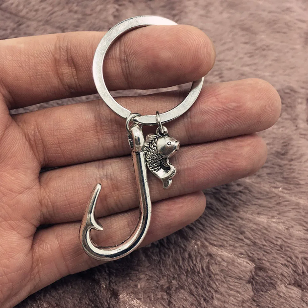 2 Buah Gantungan Kunci Paduan Tahan Lama Gantungan Kunci Antik Liontin Tas Mobil Gantungan Kunci Ponsel Ornamen Hadiah Sempurna untuk Ayah
