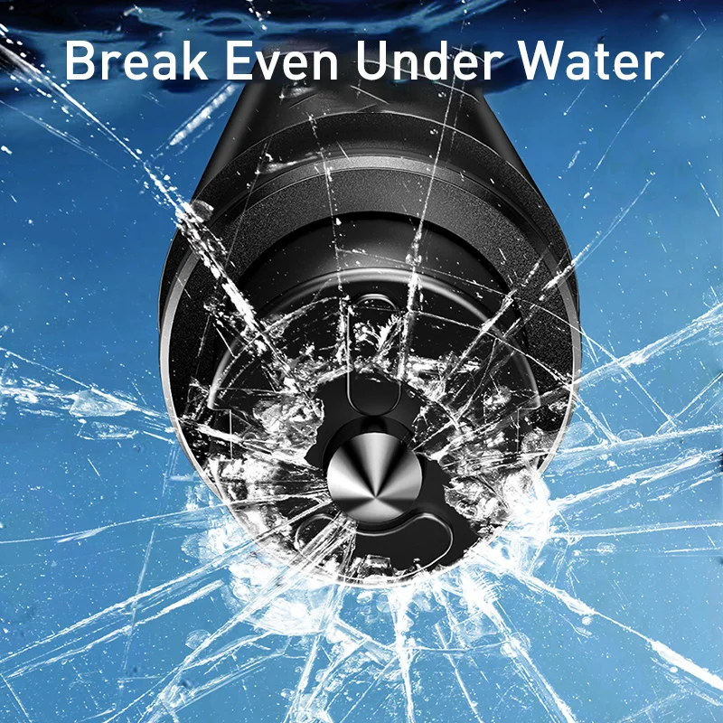 Baseus รถความปลอดภัยค้อนอัตโนมัติฉุกเฉินกระจกหน้าต่าง Breaker เครื่องตัดเข็มขัดนิรภัย Life-Saving Escape รถฉุกเฉินเครื่องมือ