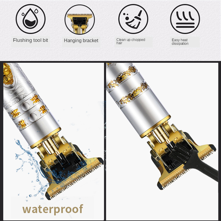 T9 Professionele Haarsnijmachine Draadloze Elektrische Trimmer Digitale Display Tondeuse Mannen Baard Scheerapparaat Kapper Voor Mannen