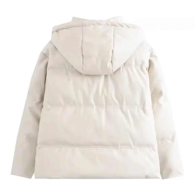 Winter frauen Kalten Mantel Winter Jacken Für Frauen 2023 Warme Leder PU Parkas Winter Mantel Förderung Weibliche Oberbekleidung