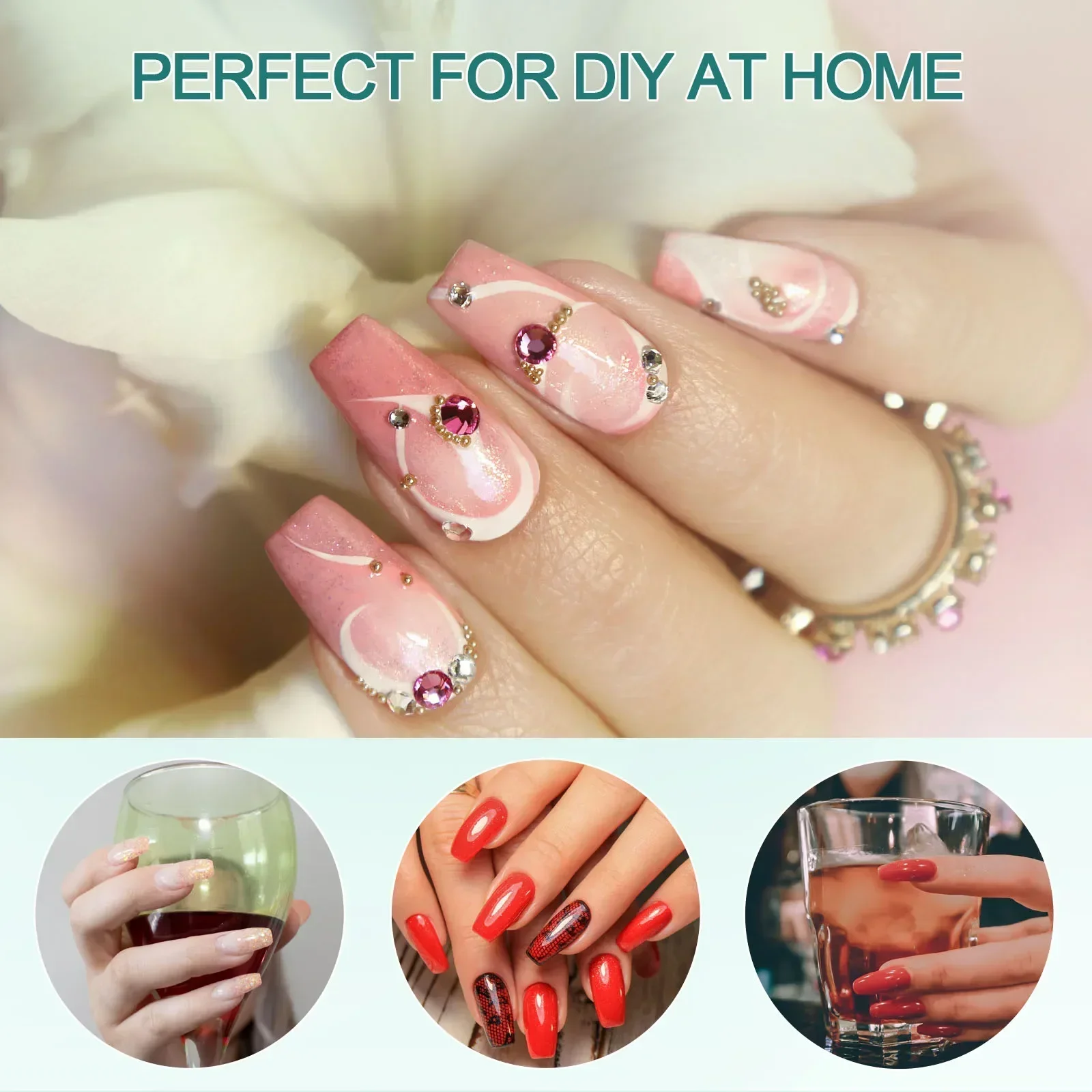 Nailpop 120 unids/caja Gel X puntas de uñas forma media corta almendra/cuadrado/puntas de uñas de Gel suave uñas postizas remojar extensiones de uñas fáciles
