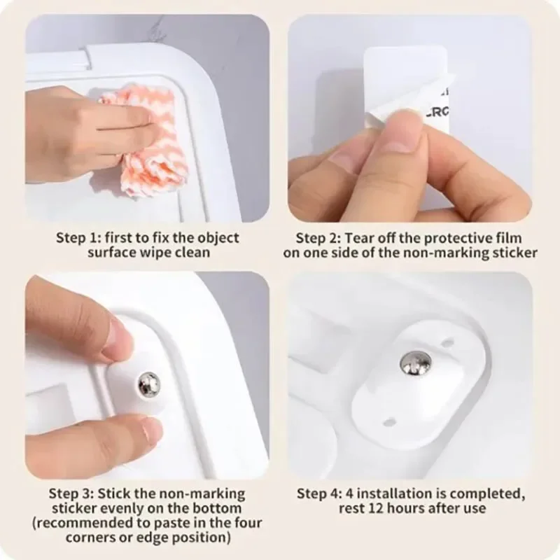 12 Stück Räder für Möbel, Edelstahlrolle, selbstklebende Lenkrolle, Zuhause, 360 Grad tragend, drehbar, Universalrad