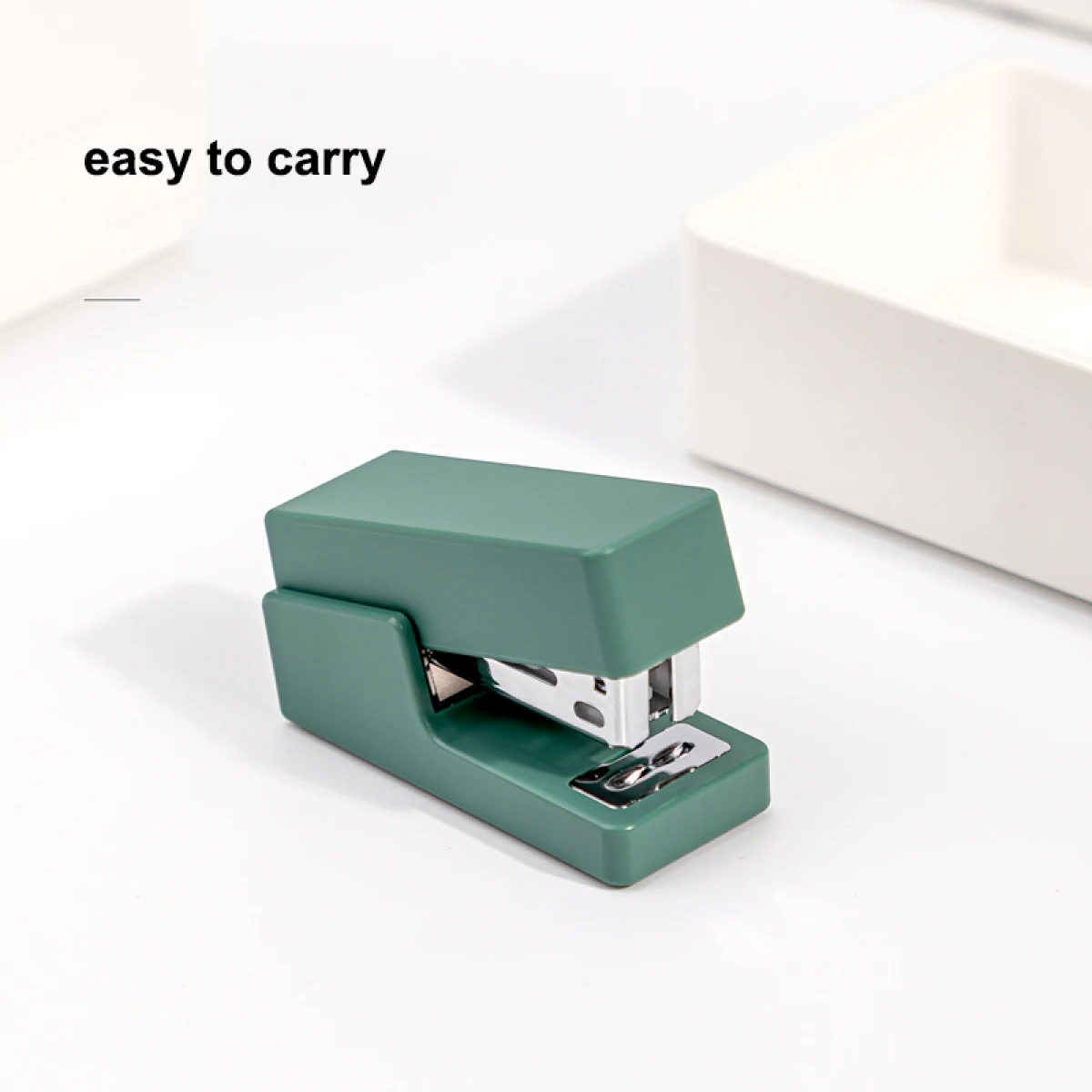 Mini cucitrice Set rilegatrice portatile per carta colorata Utilizzare 24/6 26/6 punti metallici Forniture per ufficio di cancelleria di moda