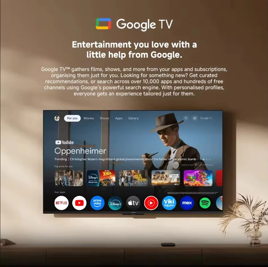 Global Versie Xiaomi TV Box S 3e Gen 4K Ultra HD Bluetooth 5.2 Wi-Fi 6 2 + 32 GB Google TV Google Assistent Smart Mediaspeler