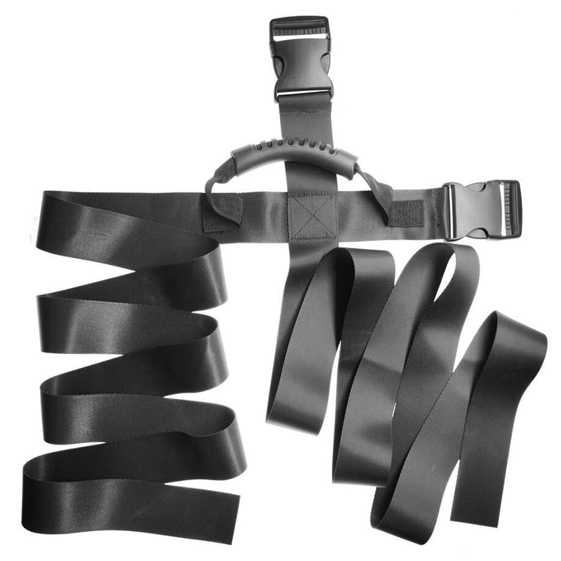 Bagagem Cross Strap com alça, Bagagem Belt Rope, Levantamento seguro, Carregando caixas pesadas, Mercearia Carry Strap