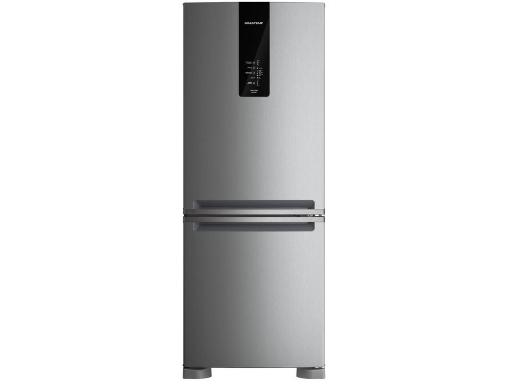 Geladeira/Refrigerador Brastemp Frost Free Duplex Prata 447L BRE57FK - 110V