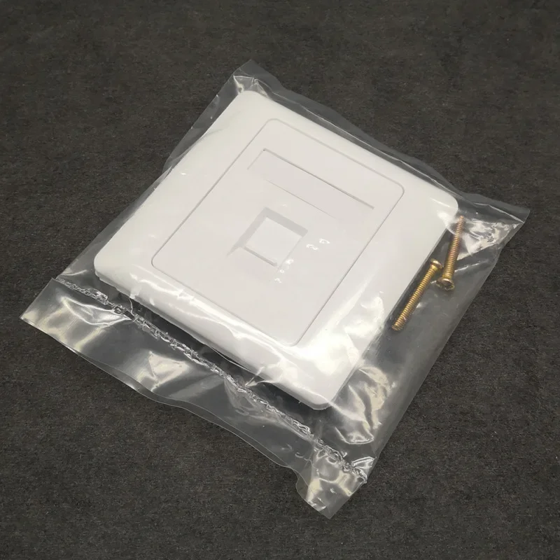 1 Port CAT7 RJ45 Wand Panel CAT.7 LAN Interface Buchse Für 10G Netzwerk Stecker