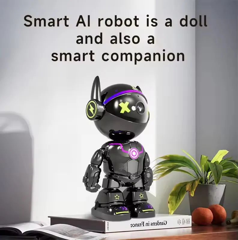 Cámara inalámbrica 360 del robot de la seguridad del hogar de la cámara IP de 5MP PTZ WIFI °   Monitor de bebé interior con lente invisible y seguimiento automático de audio bidireccional