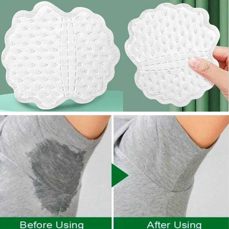 10PCS/lot Underarm Sweat Pads Absorb Liners Gaskets From Sweat Armpit Stickers Anti Armpits Pads for Clothes Deodorant Mint Cool