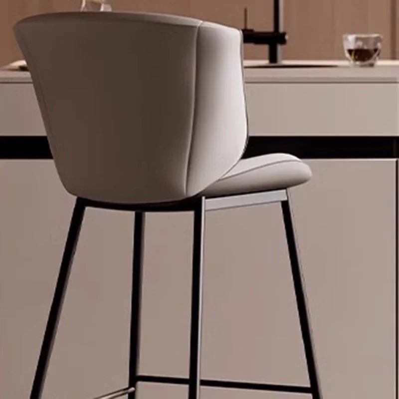 Salon de luxe Design tabouret chaise haute maison cuisine Sillas Para Comedor meubles comptoir tabouret en métal moderne tabourets de Bar