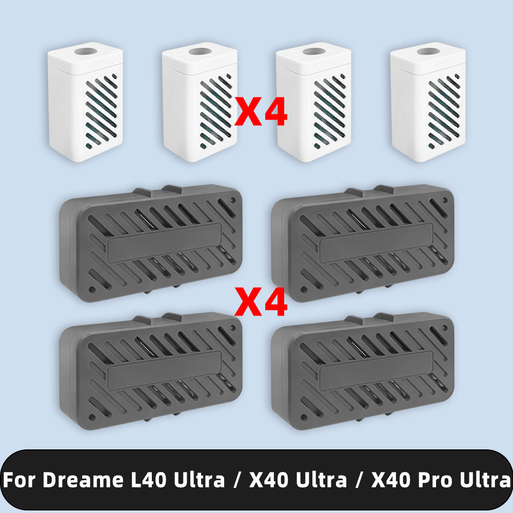 Совместимость с ( Dreame L40 Ultra / X40 Ultra / X40 Pro Ultra / Matrix 10 Ultra ) запасными частями, ионный модуль серебра, частицы дезодорации резервуара для сточных вод