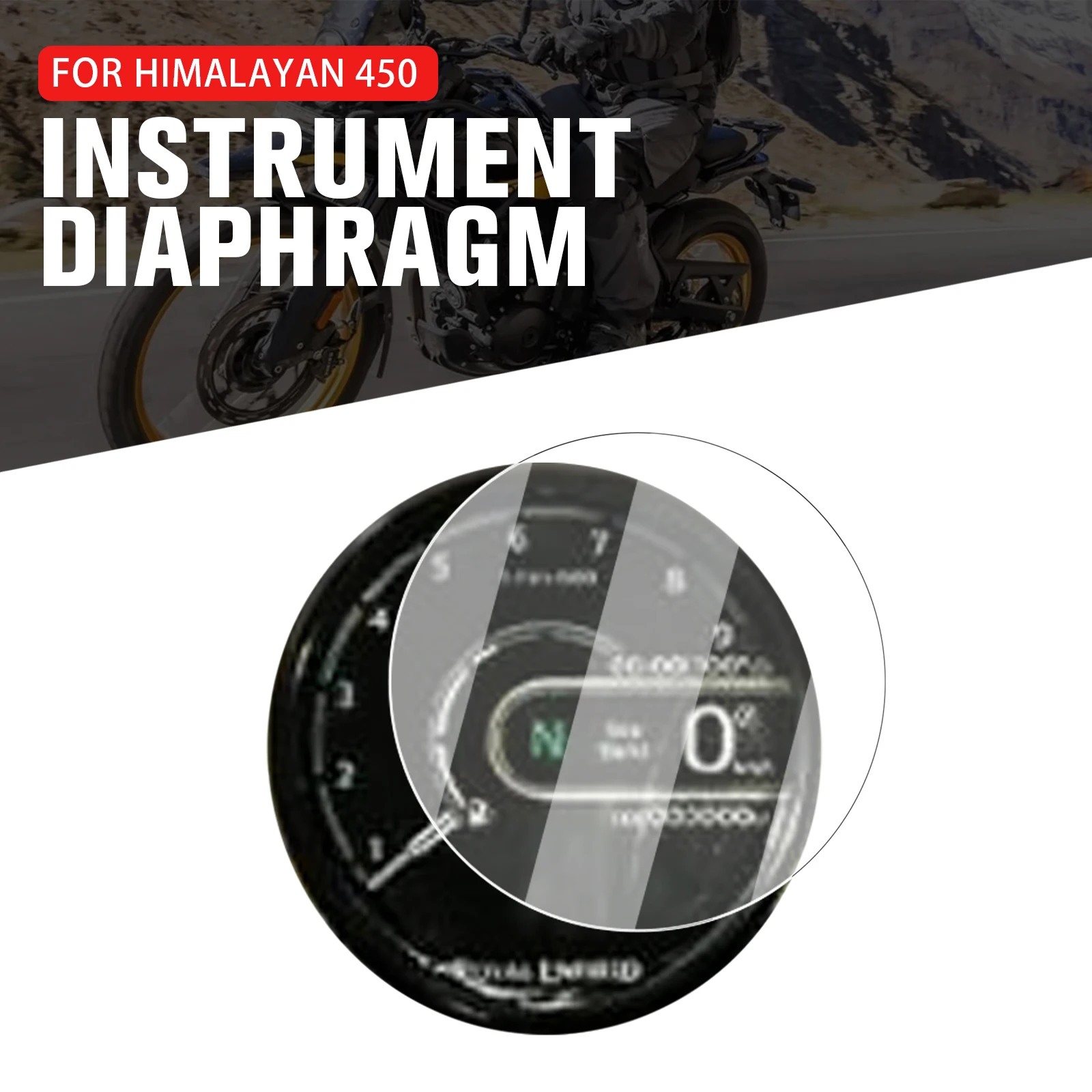 Voor Himalayan 450 Himalayan 450 2024 2025 Snelheidsmeter Guard Cluster Scherm Krasbescherming Dashboard Screen Protector