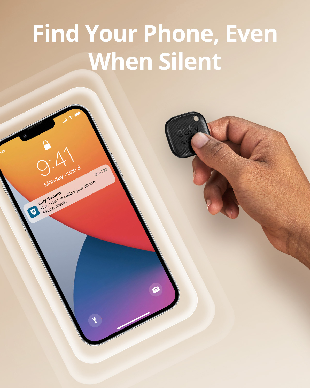 Eufy An Ninh SmartTrack Thẻ Tác Phẩm Với Apple Tìm Ví Của Tôi Theo Dõi Tìm Điện Thoại Chống Nước Lên Tới 3 Năm Pin cuộc Đời IOS